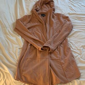 Camel Hooded Cardigan